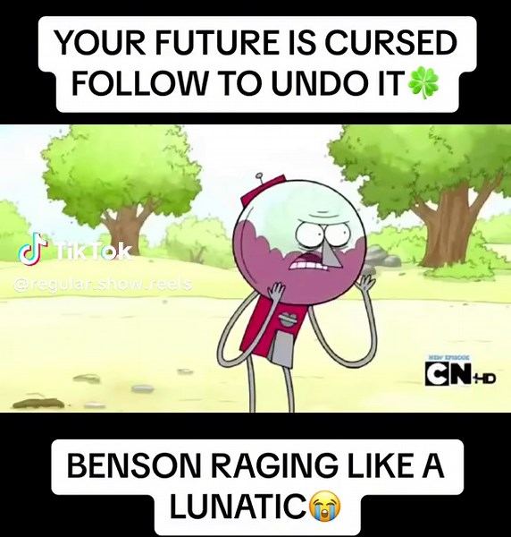 Benson cant control his temper😂🤬 #regularshow #funny #shows #viral #fyp #rage #sports