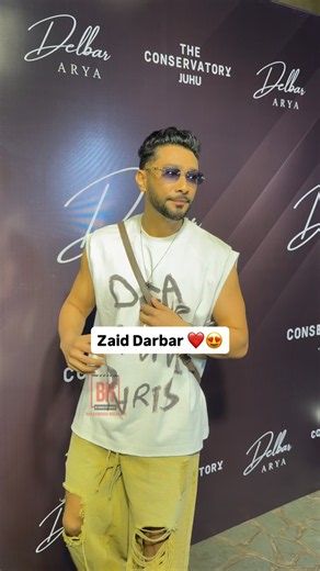 Zaid Darbar At Delbar Arya’s Alliance Party#zaiddarbar #bollywoodhelpline