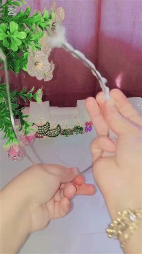 handmade flower hair band # diy # easy handmade #diyjewelry
