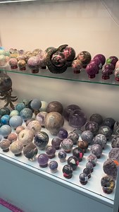 7 comments |  Gemstone spheres are known for broadcasting energy evenly in all directions… bringing calm, protection, and clarity into any room. ✨  They’re perfect for meditation, intention setting, or simply uplifting the vibes around you. ✨There are so many beautiful #spheres, which one will chose you?  #royalsuzie #crystalhoarder | Royal Suzie | Facebook