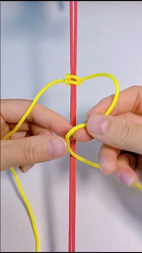 Basic Knots: Single Direction Square Knot Tutorial #diy #crafting #bracelets【DIY Bracelets】