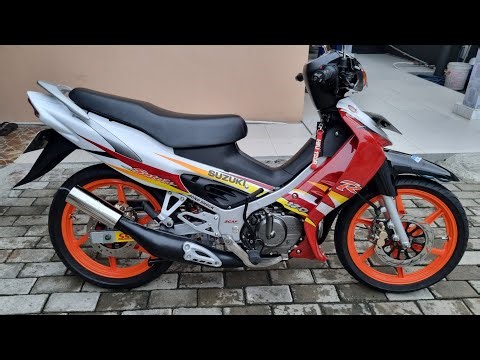 suzuki satria 2tak / satria hiu 2004 / satria hiu merah putih part.3