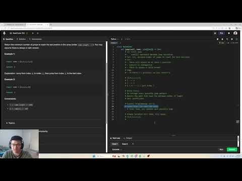 Leetcode Practice: Jump Game II