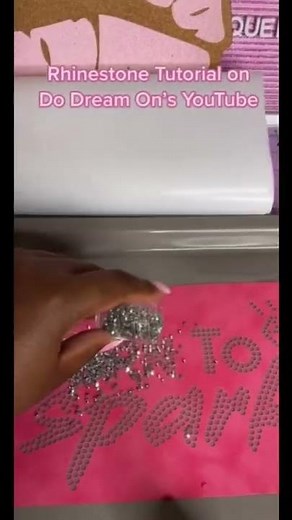 How to me make a #rhinestone shirt Rhinestone Tutorial #hotfix #rhinestones #Bling #sparkle #diy