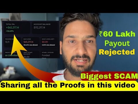 😭Payout Denied ₹60 Lakh - The Funded Room Scam ? Sharing all the proofs