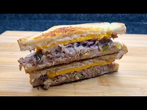 Simply Tuna and Cheese Sandwich | Easy and simple tuna melt sandwich