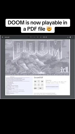 Play DOOM in a PDF File: A Unique Gaming Experience
