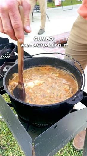 A more in depth history of gumbo 👇 Gumbo is Louisiana’s signature stew because it blends three cores from different peoples okra from West and Central Africa, filé powder from Indigenous | Grant Hamilton