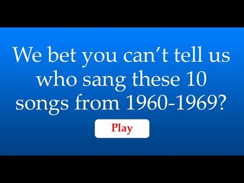 1960s Music Quiz: Test Your Knowledge of Iconic Hits!