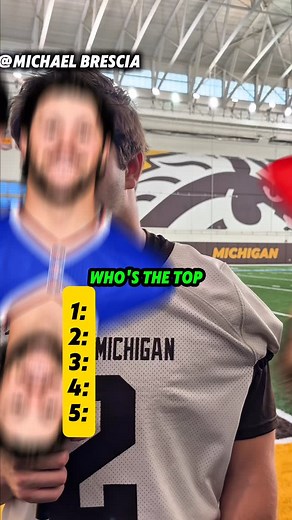 Who’s the TOP 5 quarterbacks? 🤯 #nfl #nflfootball #quarterback #athlete #interview | IceSports