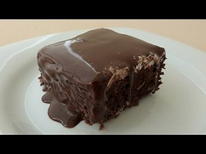 Chocolate Moist Cake Recipe - Turkish Style Wet Cake