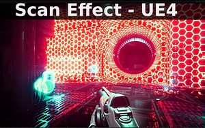 [UE4特效教程] Scan Effect