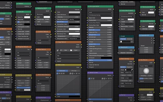 【Blender教程】一次性搞懂80 个Blender材质