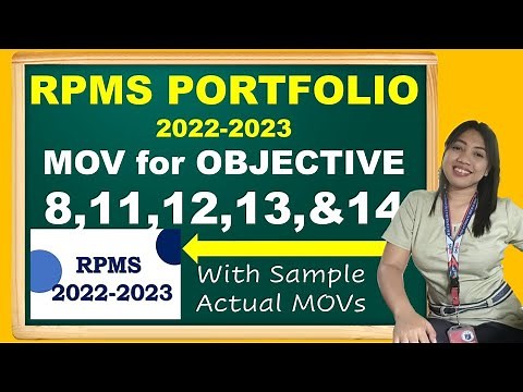 RPMS 2023 Attachment for Objective 8, 11, 12, 13, &14