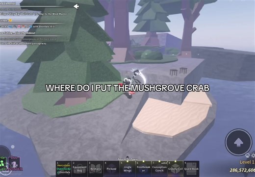 Where to Place the Mushgrove Crab in Roblox