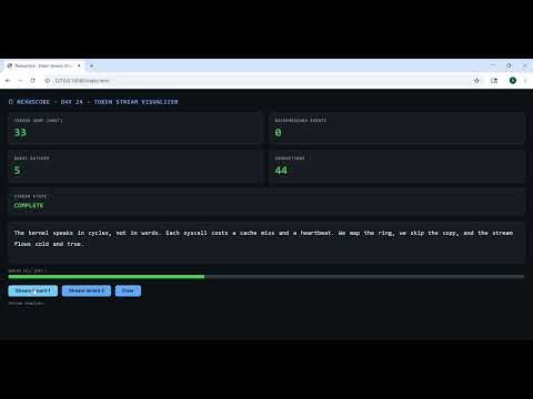 Day 24: Streaming Token UX — Building Responsive AI Interfaces from First Principles