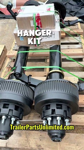 Carter 12k tandem axle trailer kit 24k GVWR - fully replaces dexter and Lippert axles