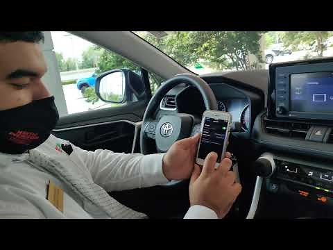 How to connect Bluetooth on 2021 RAV4 LE