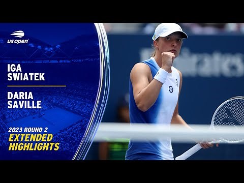 Iga Swiatek vs. Daria Saville Extended Highlights | 2023 US Open Round 2