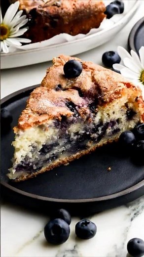 Blueberry Muffin Cake Magic! 🫐✨ | Easy Step-by-Step Recipe #BlueberryMuffinCake #MuffinCake