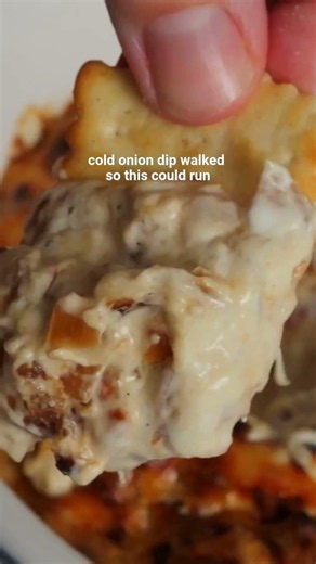 This takes everything good about classic onion dip and turns it into something hot, bubbly, cheesy,