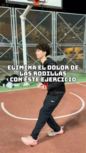 Eliminate knee pain with this exercise 👀 #basketball #basjetball