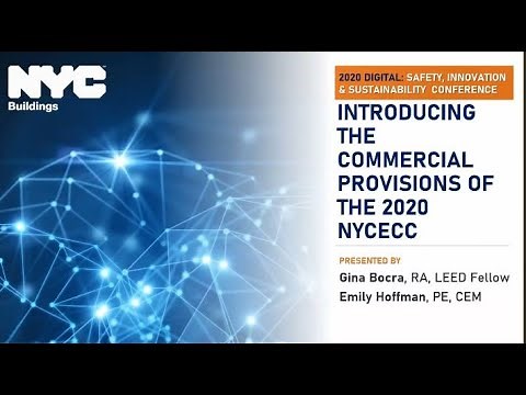 Introducing the Commercial Provisions of the 2020 NYCECC