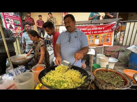 Dancing Uncle Making Poha in Pune 😱 | Marathi Special Tasty Poha 🤩 Famous Pune Street Food