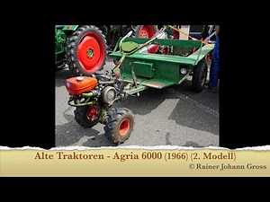 Alte Traktoren - Agria 6000 (1966) (2. Modell)