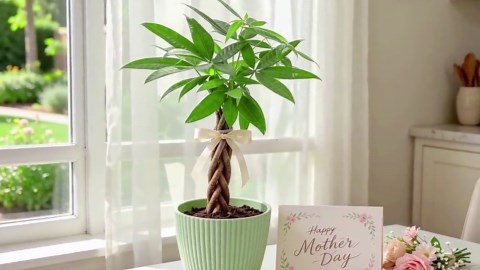 Braided Money Tree Potted Plant in Decorative Pot, Good Luck Houseplant | Indoor Live Plant | Gift for Home Office | Housewarming Gift - Etsy