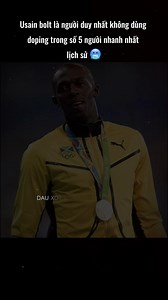 Usain bolt là người duy nhất không dùng doping trong số 5 vận động viên nhanh nhất lịch sử 🥶#fyp#xuhuong#usainbolt#athletics#record