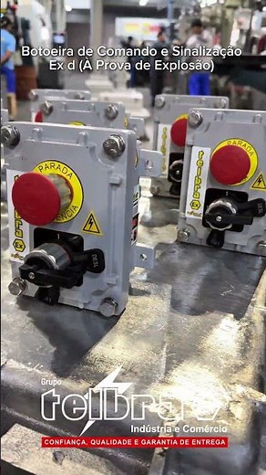 Telbra Ex Botoeira de Comando e sinalização Ex d (à Prova de Explosão)