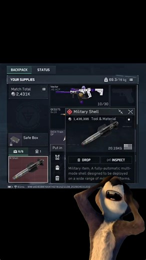 Delta Force•Red Vyronie & Military Shell 2.5M in One Game 🎮🤩🔥 #deltaforce #deltaforcegame #shorts