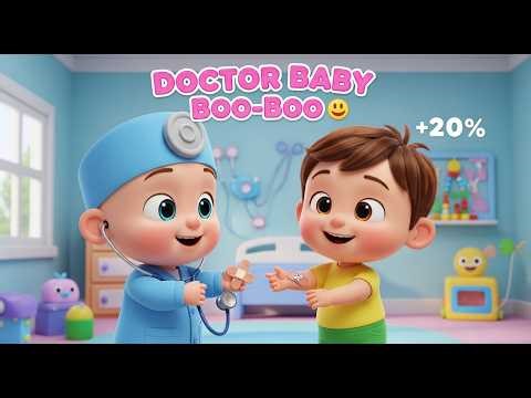 Doctor Baby Boo-Boo Song 👶🩺 | Boo Boo All Gone! | Kids Songs & Nursery Rhymes | 3D Animated