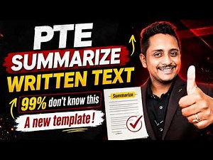 🔥 PTE Summarize Written Text: 99% Students Are Using the Wrong Template