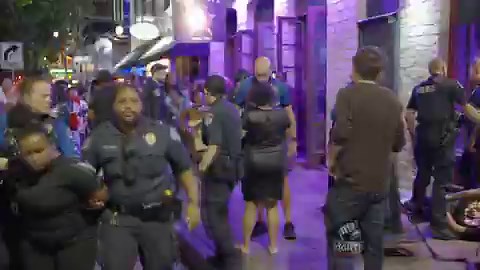 6th Street Austin TX Fight#fight #police April 11, 2026