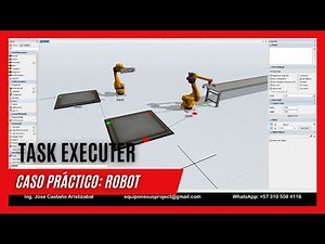 Caso práctico: como usar un Task executer (ROBOT) | Flexsim v.2024