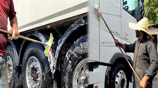 Refreshing a Dirty Refrigerator Truck with Precision Cleaning