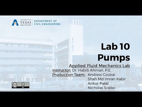 Experiment # 10: Pumps