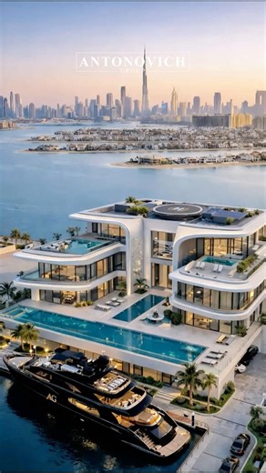 🔥 Most Iconic Mega Luxury Mansion in Palm Jumeirah Dubai | From Construction to Finest Luxury Finis