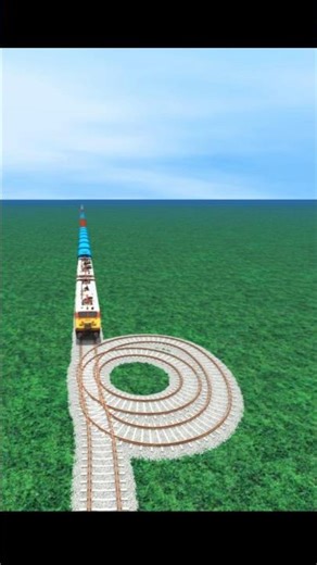 Unique Bumpy Different Tracks 😲 Indian Train Simulator #Shorts