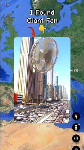 😱😶‍🌫️I Found Giant Fan in Google maps and google earth