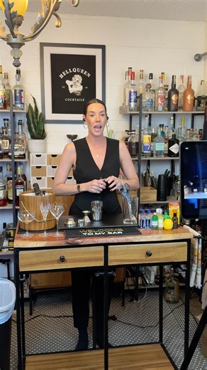 Teaching Virtual Classes #hellqueencocktails #bartending #drinks #bartendingschool