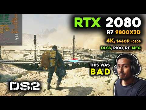 Death Stranding 2 on RTX 2080 | Barely Holding Up? | 4K, 1440p, 1080p