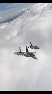235K views · 10K reactions | Surfing the clouds in the MiG-29 and F-16 | Jet Fighter Ride | Facebook