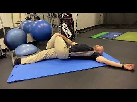 Supine Crossover Piriformis Stretch