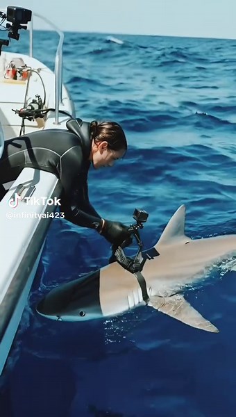 Shark POV: Hunting Through the Bermuda Triangle and Discovering a Lost Underwater City @tiktok creators #SharkPOV #BermudaTriangle #UnderwaterDiscovery #LostCity #OceanMystery