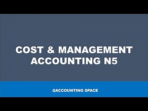 COST AND MANAGEMENT ACCOUNTING N5 MODULE 2 ECONOMIC ORDER QUANTITY