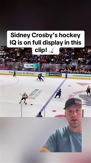 Sidney Crosby’s Hockey IQ is on a different level 🧠🏒 He isn’t reacting — he’s controlling the play. Every angle, every touch, every decision is intentional. If you want to think the game the way Crosby does, start training your brain the same way. Daily Hockey IQ lessons break down plays just like this and help you see the ice like a pro. Level up your Hockey IQ. Do the work. 🧠🏒 #HockeyIQ #NHL #SidneyCrosby #ProjectHockey