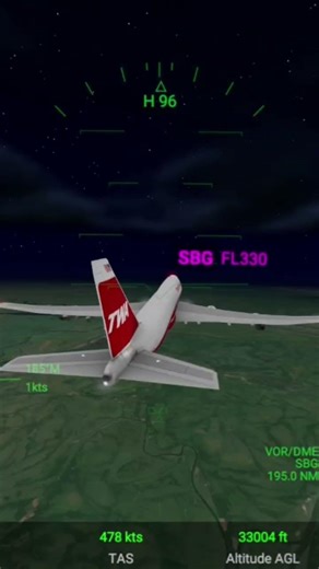 RFS - TWA Boeing 747 Night Flying + Engine Fire